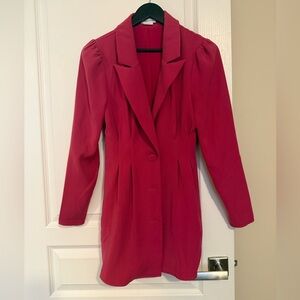 Lovers + Friends Vibrant Red Blazer